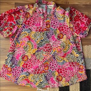 Savanna Jane Multicolor Floral Blouse